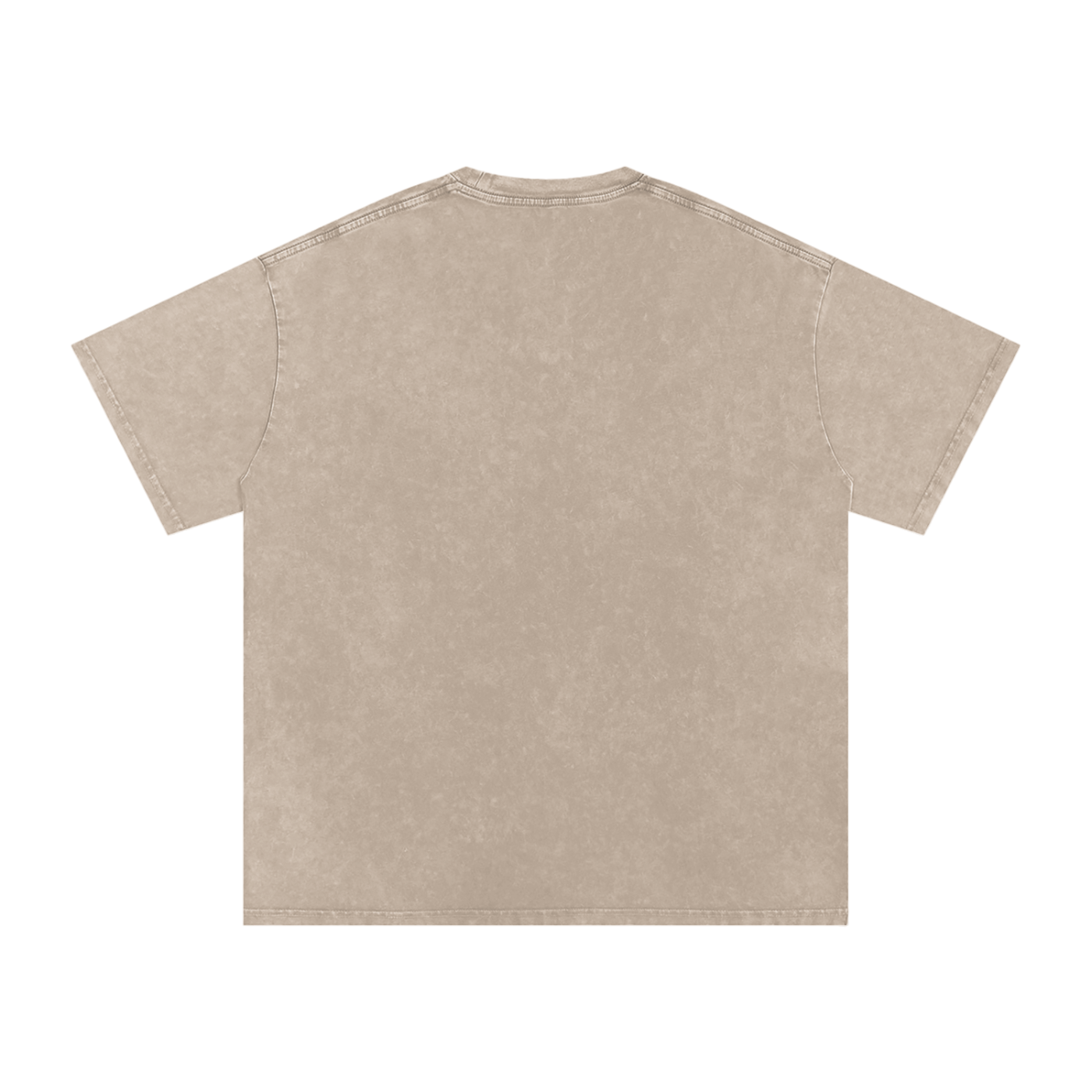 GREETINGS TRAVELER- Snow Washed Oversized Cotton Traveler-Shirt