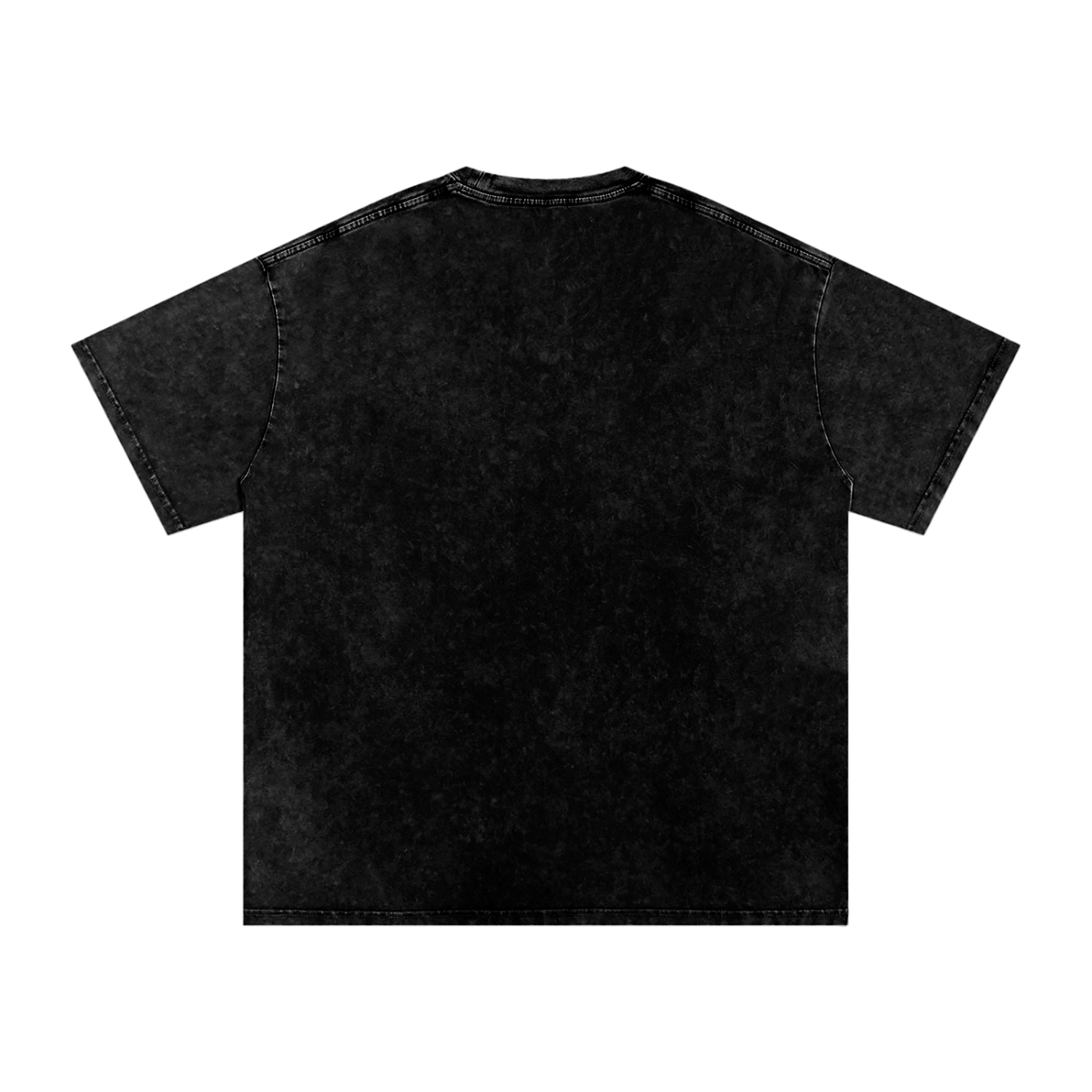 GREETINGS TRAVELER- Snow Washed Oversized Cotton Traveler-Shirt