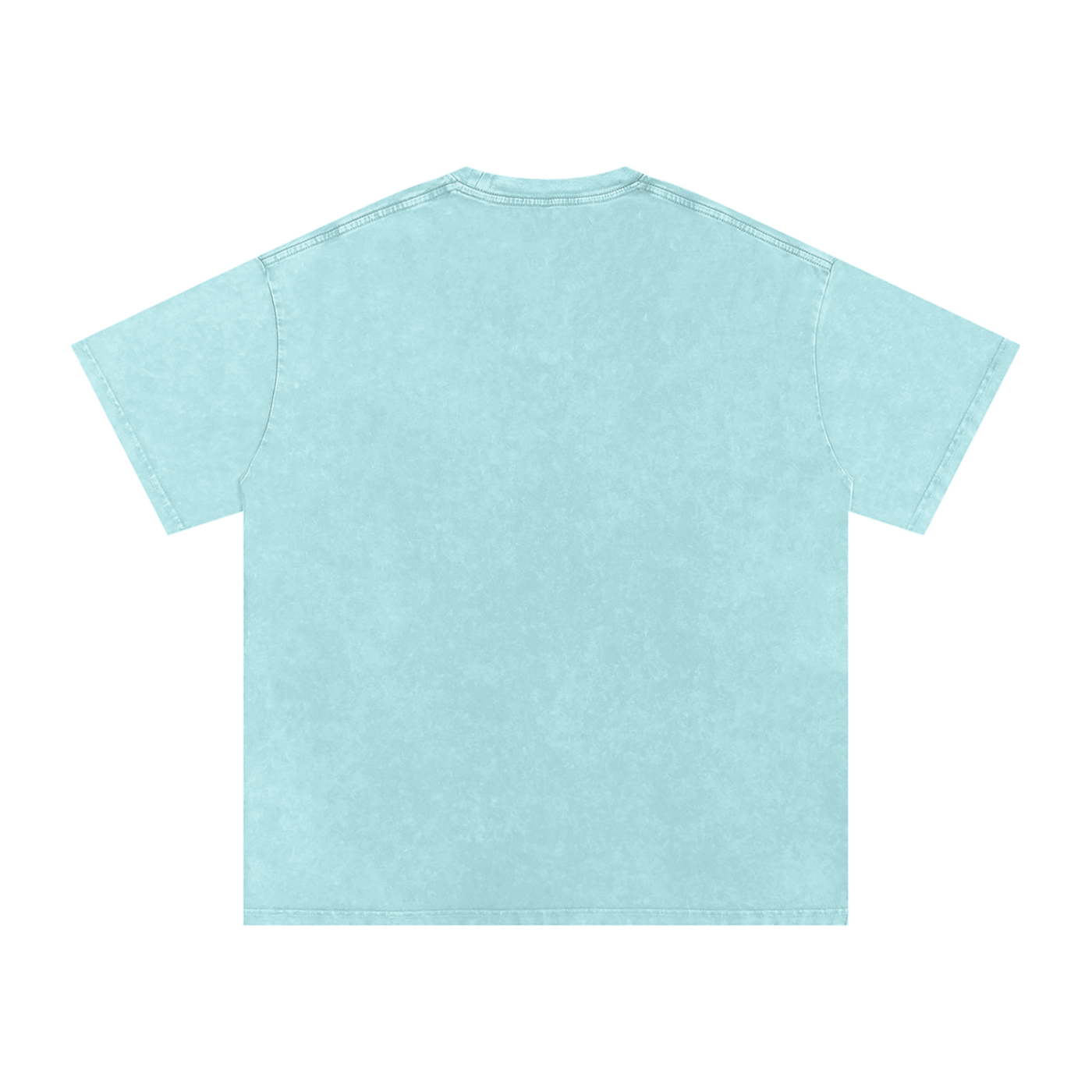 GREETINGS TRAVELER- Snow Washed Oversized Cotton Traveler-Shirt