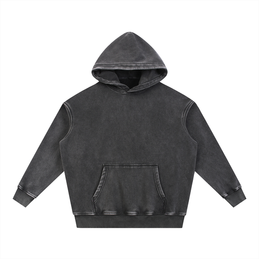 <GOLDBOUND> Snow Wash Fleece Oversize Hoodie